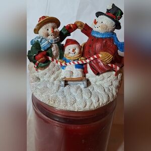 ⛄️NWT CANDLE-ITE SNOWMAN FAMILY 20 oz. candle